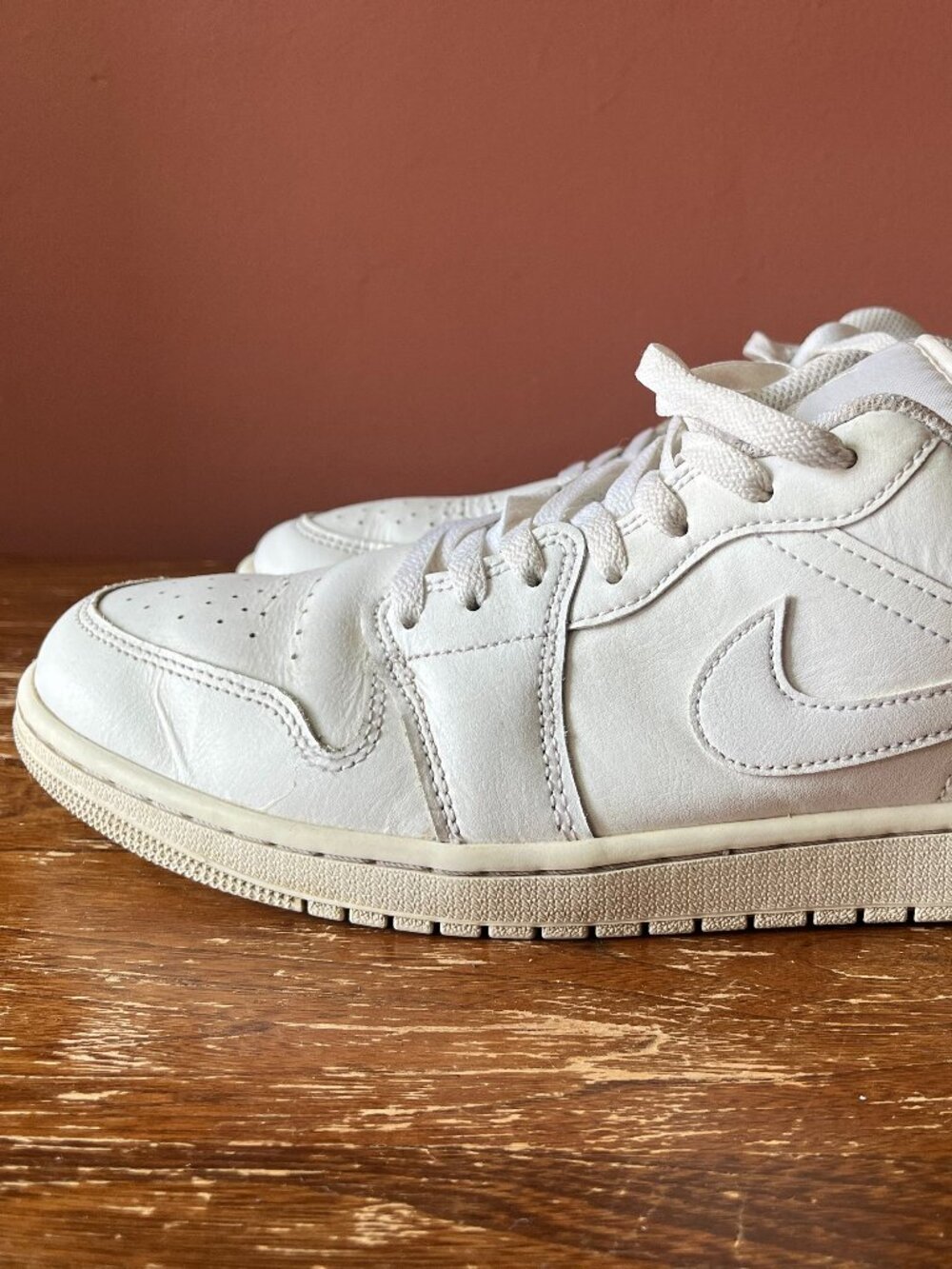 Nike Air Jordan 1 White Casual Shoes Sneakers 553558-136 MENS SIZE 11